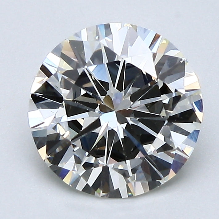 1 Carat Round Cut Natural Diamond - K VS1 - 1.69ct - G Cut Grade