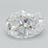 1.5 Carat Oval Cut Natural Diamond - D SI1 - 1.5ct - VG Cut Grade