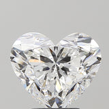 3 Carat Heart - Natural Diamond - 3.39 - E - VS1 - VG - EX - EX