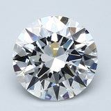 2 Carat Natural Diamond - Round - 2.01 - E - IF