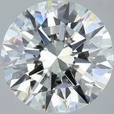 4 Carat Round - Natural Diamond - 4.31 - J - SI1 - EX - EX - EX