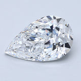 3 Carat Pear - Natural Diamond - 3.01 - D - VS2 - VG - EX - EX