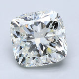 3.5 Carat Cushion - Natural Diamond - 3.51 - J - SI1 - VG - EX - EX