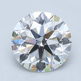 2 Carat Round - Natural Diamond - 2.2 - E - SI1 - EX - EX - EX