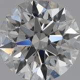 1/2 Carat Round Cut Natural Diamond - F VVS1 - 0.57ct - EX Cut Grade