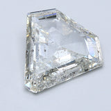 3.5 Carat Shield Cut Natural Diamond - J I1 - 3.37ct - G Cut Grade
