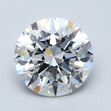 1.5 Carat Round - Natural Diamond - 1.7 - E - VS2 - EX - EX - EX