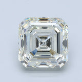 3 Carat Asscher - Natural Diamond - 3.01 - K - SI1 - EX - EX - EX