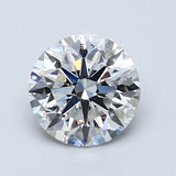 1 Carat Round - Natural Diamond - 1.3 - D - SI1 - EX - EX - EX