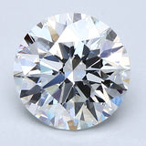 2 Carat Natural Diamond - Round - 2.01 - F - VVS1