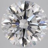 5 Carat Round - Natural Diamond - 5.02 - D - VS2 - EX - EX