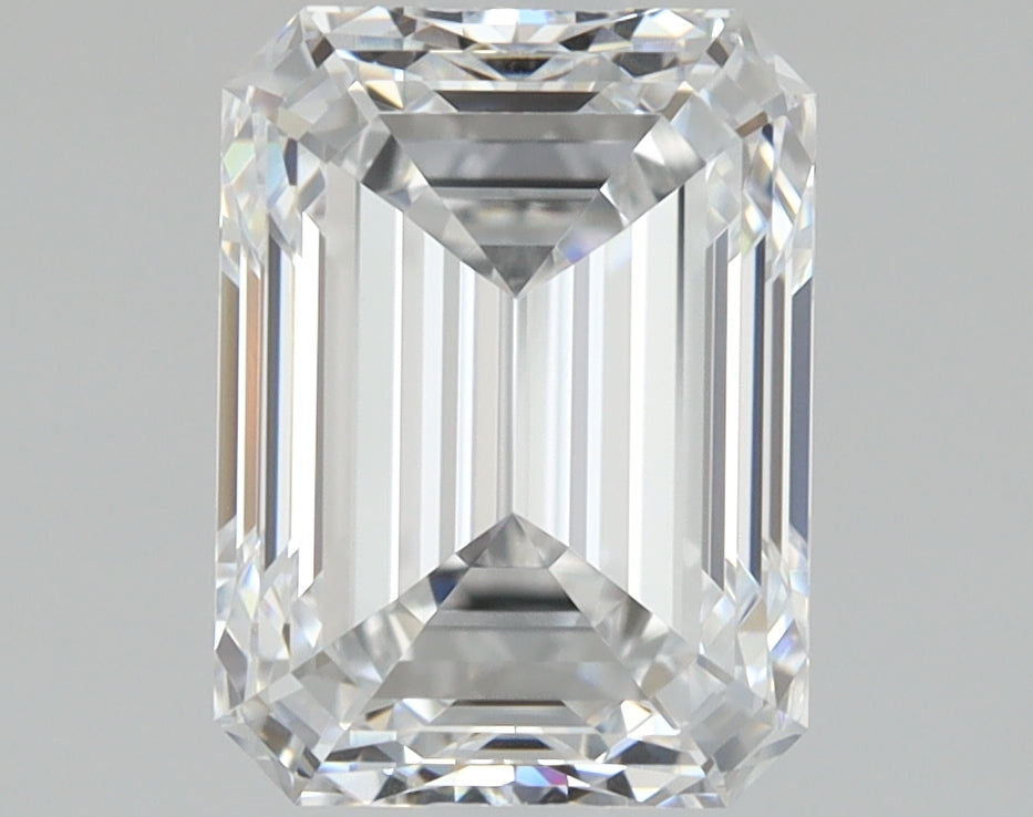 1 Carat Emerald Cut Natural Diamond - D VVS1 - 1.2ct - EX Cut Grade