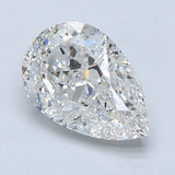 2 Carat Pear - Natural Diamond - 2.01 - H - SI2 - VG - EX - VG