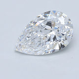 2 Carat Pear - Natural Diamond - 2.01 - D - SI1 - VG - EX - EX