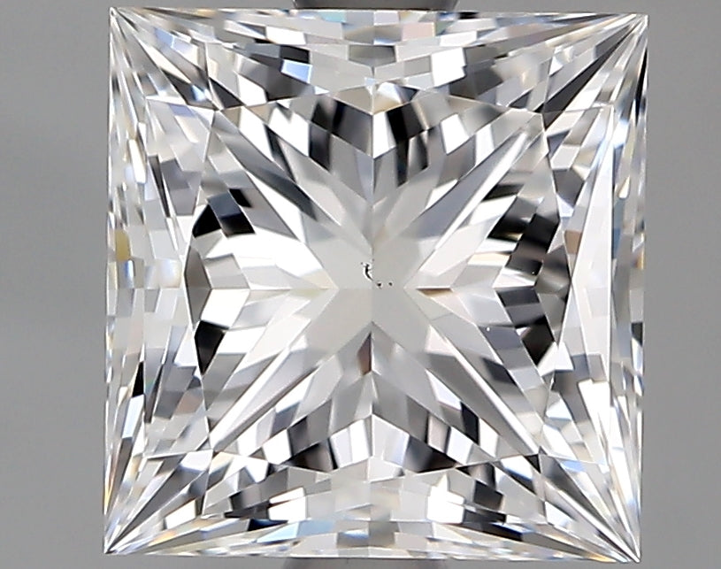 2 Carat Princess Cut Natural Diamond - D VS2 - 2.01ct - VG Cut Grade