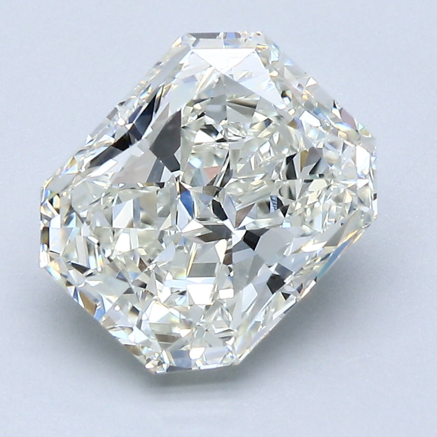 3 Carat Radiant Cut Natural Diamond - K VS2 - 3.03ct - VG Cut Grade