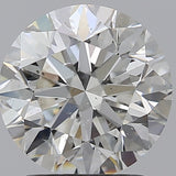 2 Carat Round - Natural Diamond - 2.01 - H - SI2 - VG - EX - EX
