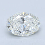 1 Carat Oval - Natural Diamond - 1.21 - G - VVS1 - VG - EX - VG