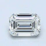 1 Carat Emerald - Natural Diamond - 1.3 - H - VVS1 - EX - EX