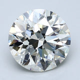 3 Carat Round - Natural Diamond - 3 - J - SI1 - EX - EX - EX