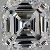 1 Carat Asscher Cut Natural Diamond - E VVS2 - 1.07ct - EX Cut Grade