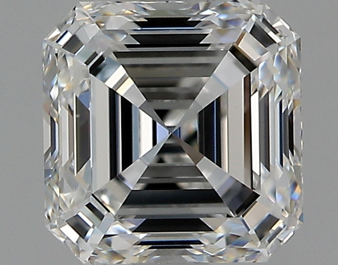 1 Carat Asscher Cut Natural Diamond - E VVS2 - 1.07ct - EX Cut Grade