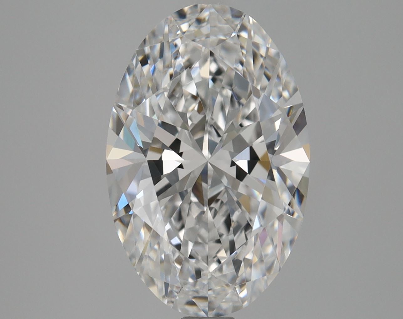 2 Carat Oval Cut Natural Diamond - D VVS2 - 2.01ct - EX Polish Grade