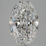 2 Carat Oval Cut Natural Diamond - D VVS2 - 2.01ct - EX Polish Grade