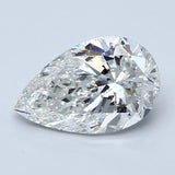 3 Carat Pear - Natural Diamond - 3.01 - G - SI2 - VG - EX - EX