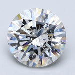5 Carat Round Cut Natural Diamond - G SI2 - 5.23ct - EX Cut Grade