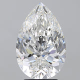 4 Carat Pear - Natural Diamond - 4.01 - F - VS2 - VG - EX - EX