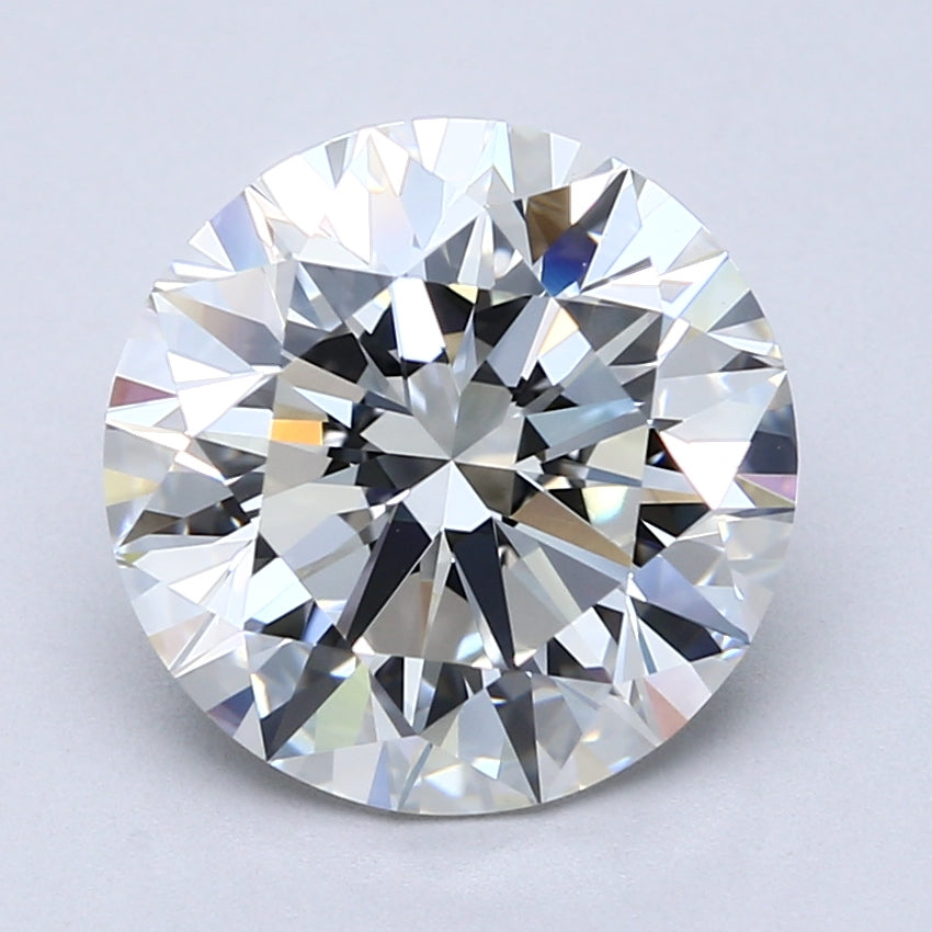 5 Carat Round Cut Natural Diamond - H VS1 - 5.02ct - EX Cut Grade