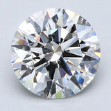 2.5 Carat Round - Natural Diamond - 2.5 - H - SI1 - EX - EX - EX