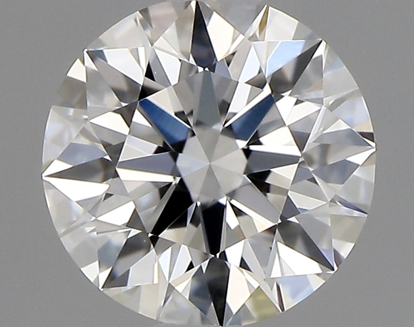 1/2 Carat Round Cut Natural Diamond - E VVS1 - 0.57ct - EX Cut Grade
