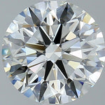 2.5 Carat Round Cut Natural Diamond - H SI1 - 2.52ct - EX Cut Grade
