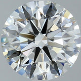 2.5 Carat Round Cut Natural Diamond - H SI1 - 2.52ct - EX Cut Grade