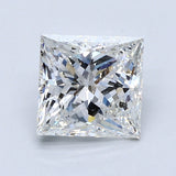 2 Carat Princess - Natural Diamond - 2.21 - G - SI2 - VG - VG