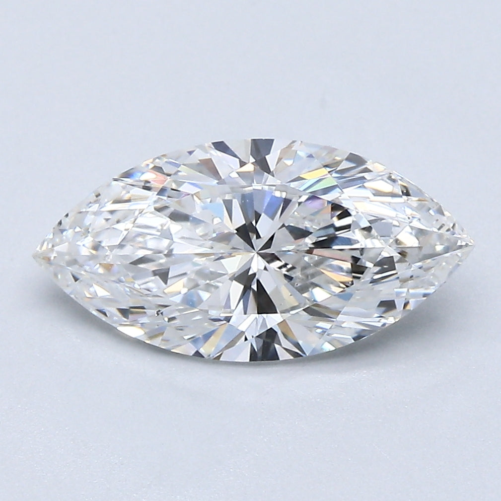 2 Carat Marquise Cut Natural Diamond - F VS2 - 1.8ct - EX Cut Grade