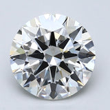 3 Carat Round - Natural Diamond - 2.8 - I - VVS2 - EX - EX - EX