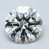 2 Carat Round - Natural Diamond - 2.01 - J - VS1 - EX - EX - EX