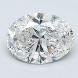 2 Carat Oval - Natural Diamond - 1.95 - G - SI2 - EX - VG