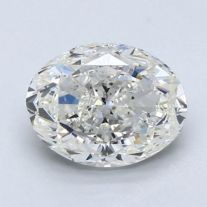 1.5 Carat Oval Cut Natural Diamond - I SI - 1.5ct - VG Cut Grade
