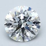 3 Carat Round - Natural Diamond - 3 - D - VS1 - EX - EX - EX
