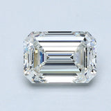 1.5 Carat Emerald - Natural Diamond - 1.42 - H - IF - EX - EX - EX