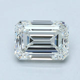 1.5 Carat Emerald - Natural Diamond - 1.41 - H - IF - EX - EX