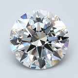 2.5 Carat Natural Diamond - Round - 2.7 - H - VS1