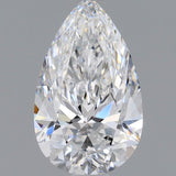 1 Carat Pear - Natural Diamond - 1.01 - D - VS1 - EX - EX