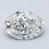 1.5 Carat Oval - Natural Diamond - 1.5 - F - SI1 - VG - EX - EX
