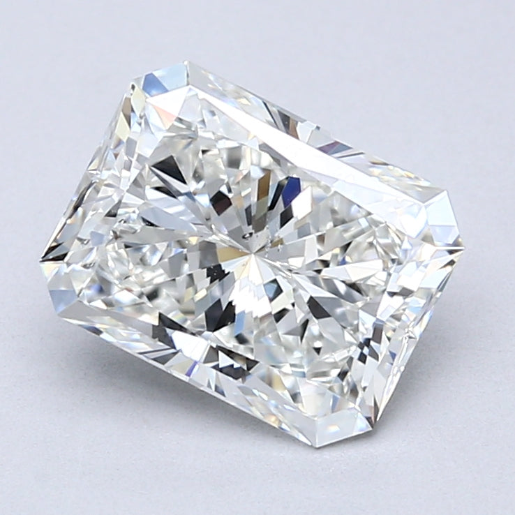 2.5 Carat Radiant Cut Natural Diamond - G SI1 - 2.52ct - VG Cut Grade