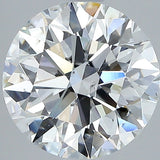 2.5 Carat Round - Natural Diamond - 2.5 - H - SI2 - EX - EX - EX